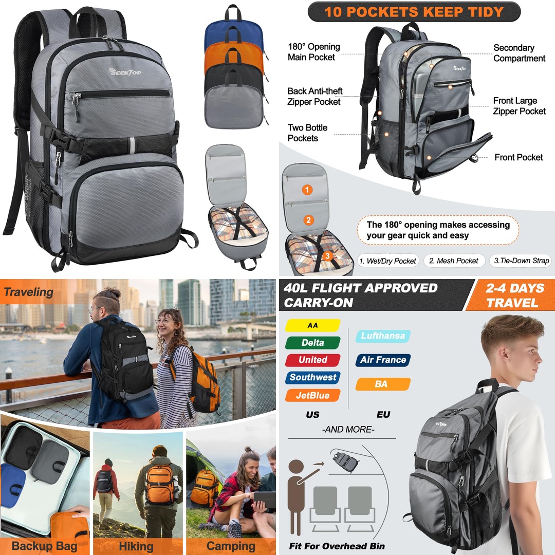Hiking  Lightweight Travel Backpack
