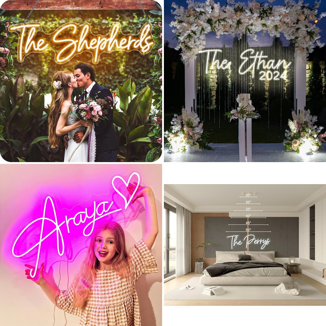 ,Personalized Customizable Neon Sign for Wall Decor