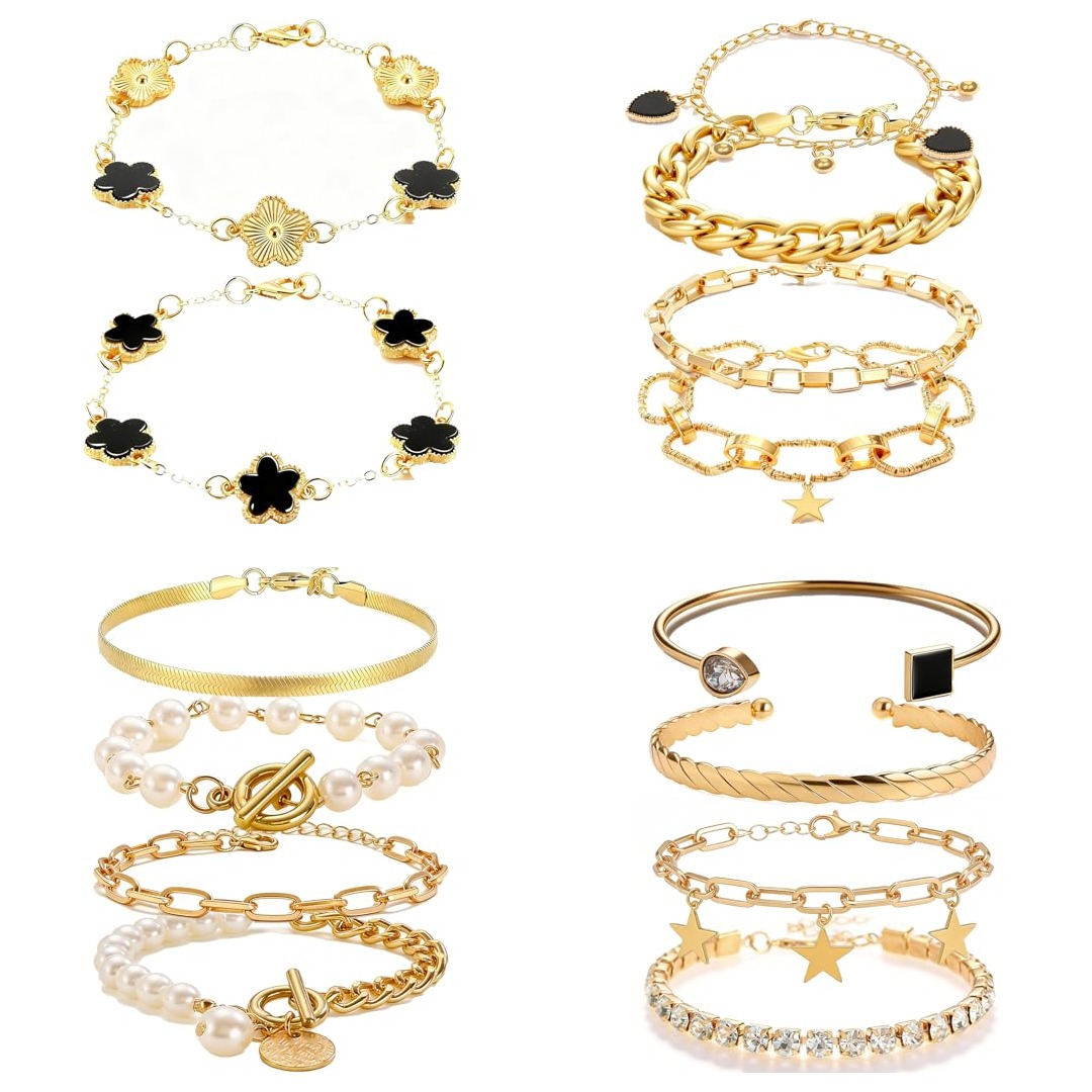 14K Gold Plated Bracelets